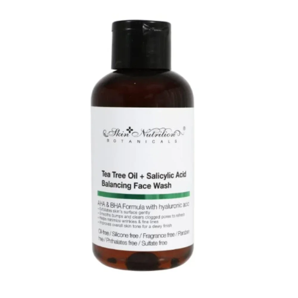Skin Nutrition Botanicals Tea Tree Oil & Salicylic Acid Balancing Face Wash, 4oz - Picture 2 of 2